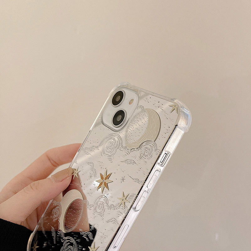 Suitable For IPhone13 Mobile Phone Shell Star And Moon Line - Image 2
