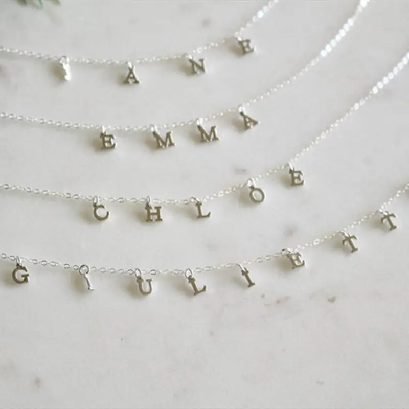 Women's Personalized Name Pendant Necklace