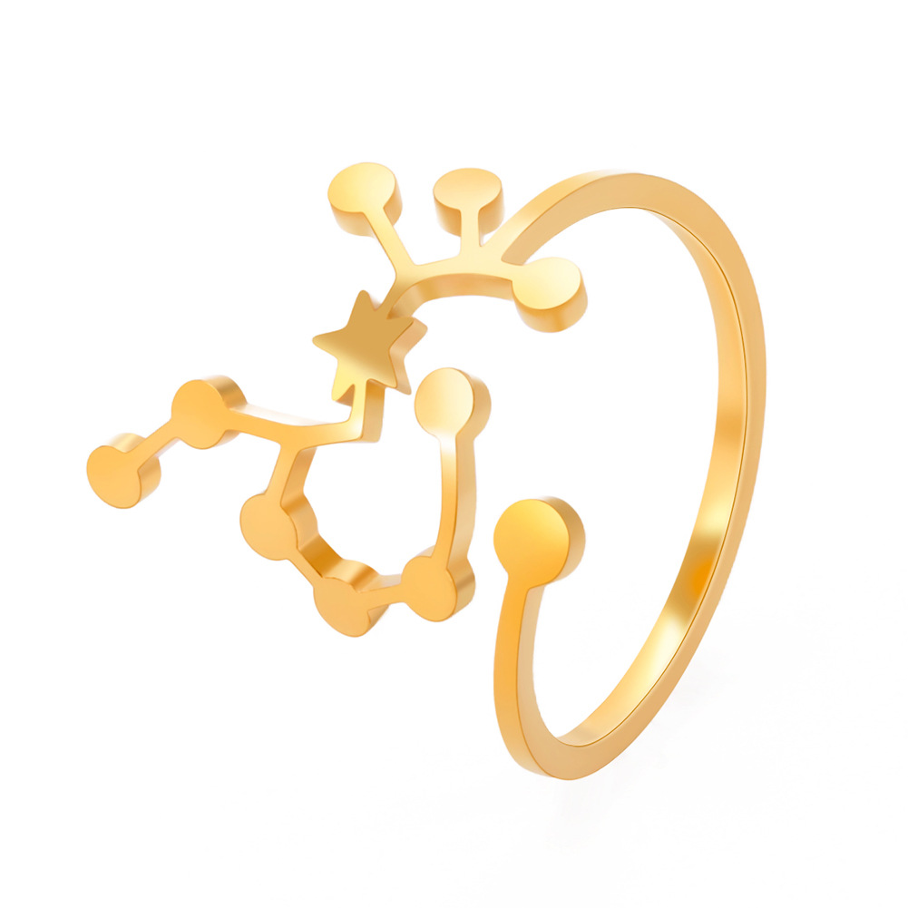 Fashion Universal Personalized Stainless Steel Ring