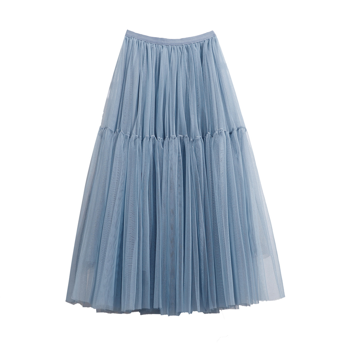 High Waisted Mid Length Cake Mesh Fairy Dress