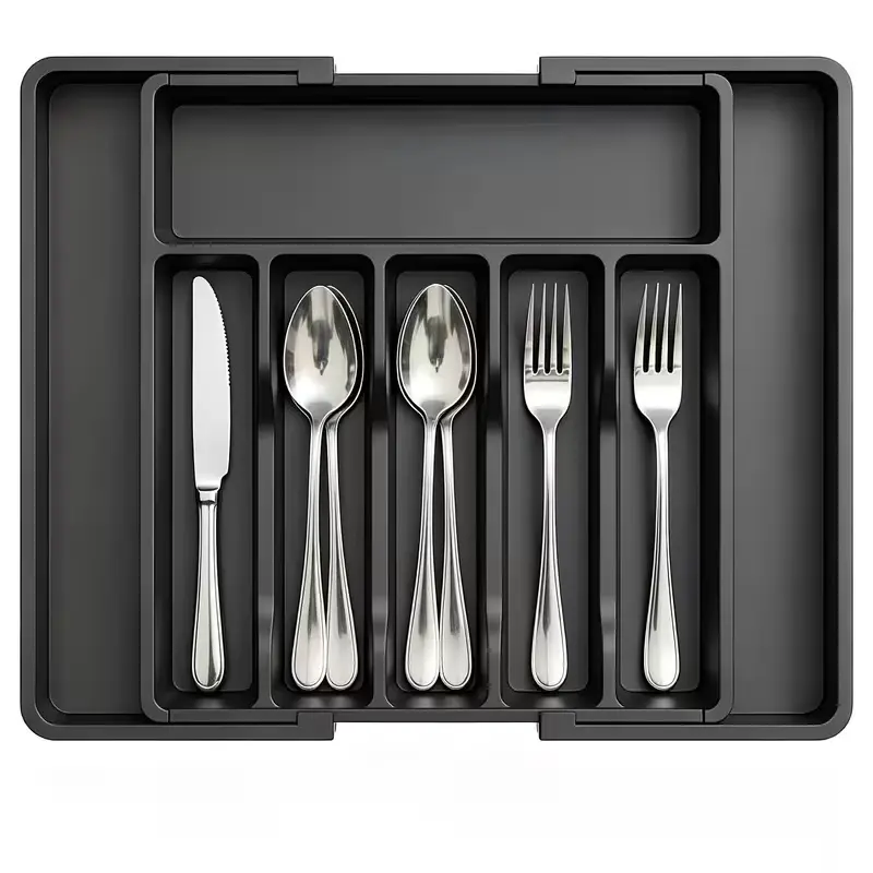 Expandable Utensil Tray For Kitchen, BPA Free