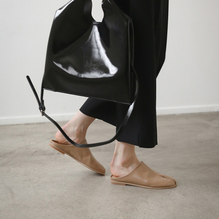 Retro Baotou Half Slippers For Female Outwear