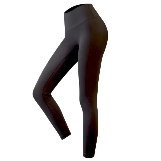 No T Line High Waist With Fleece Fitness Pants Black - Shop at LoveMi