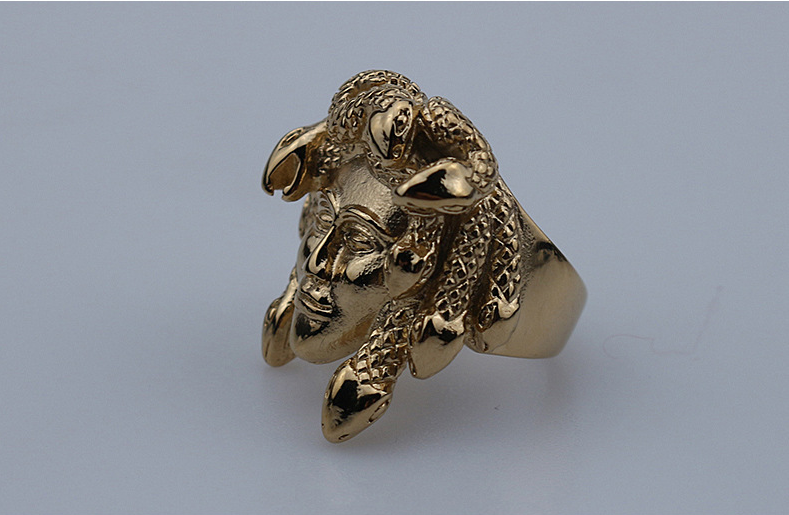 Bague Méduse Visage — vue 5