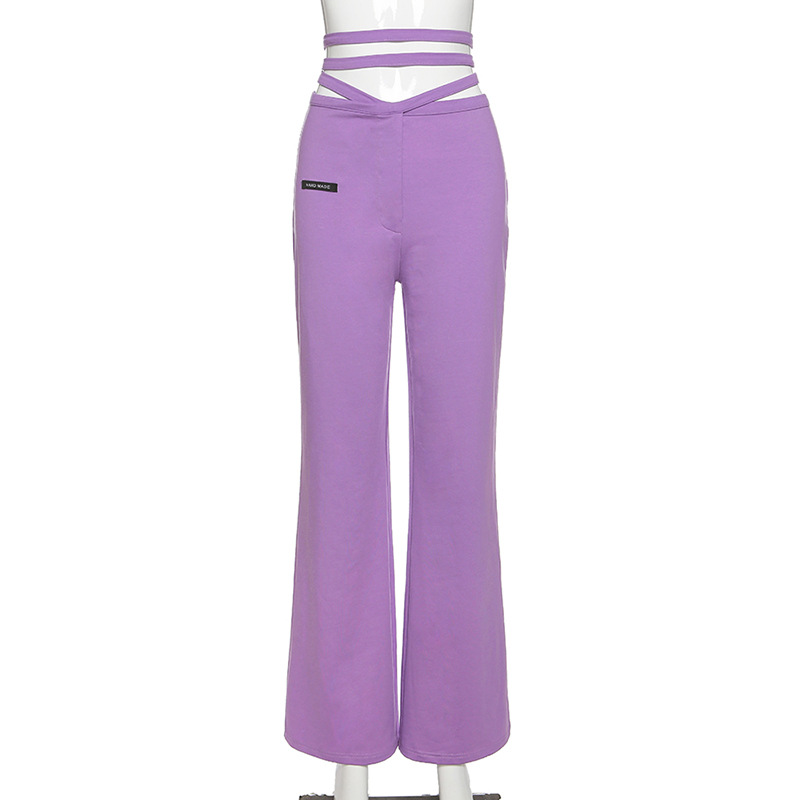 Title 3, All-match fashion casual straight pants