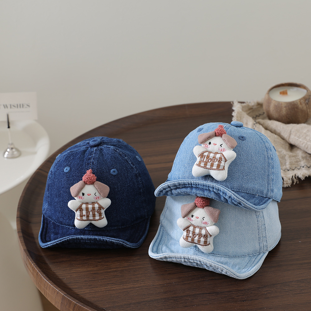 Summer Boy And Girl Cartoon Plush Toy With Soft Top And Cute Style Baseball Cap, Suitable For Daily Commuting And Outdoor Wear. 5