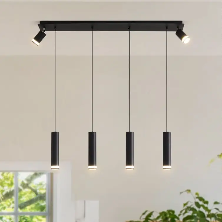 Angelina 6 - Light Matte Black Kitchen