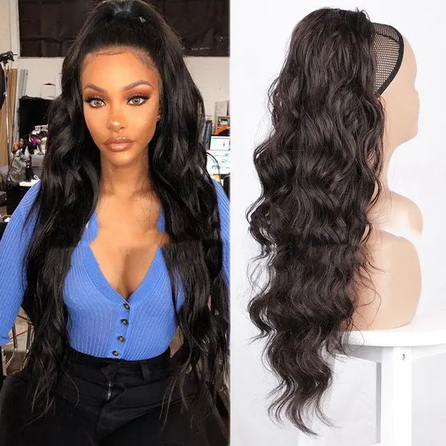 Wig Women's Drawstring Ponytail Hair Extension