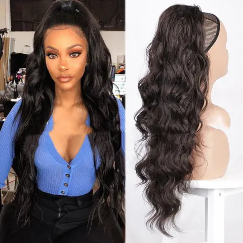 Wig Women's Drawstring Ponytail Hair Extension