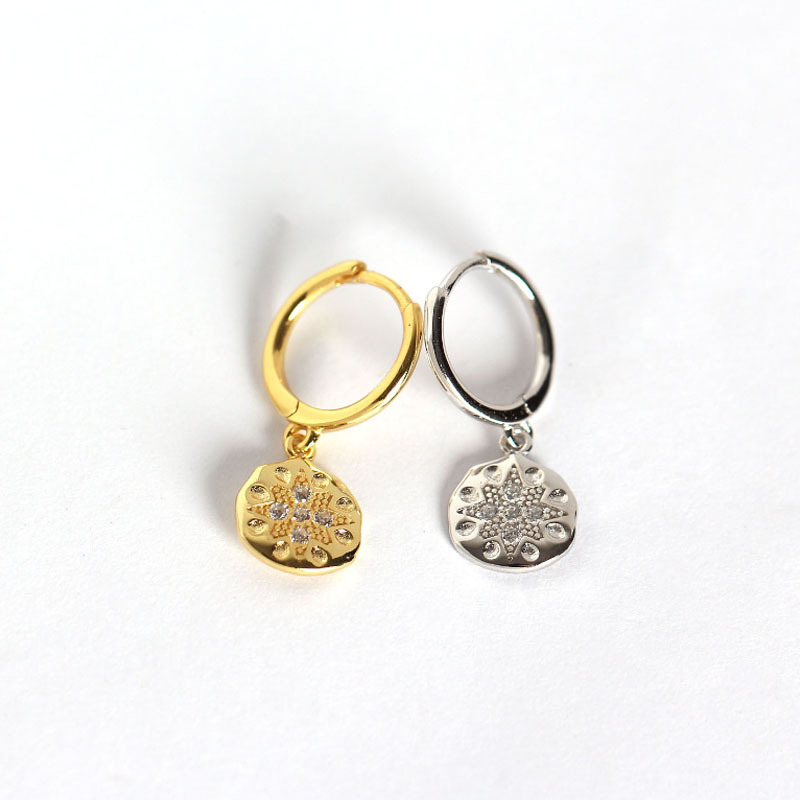 INS Style Baroque Diamond Earrings Earrings