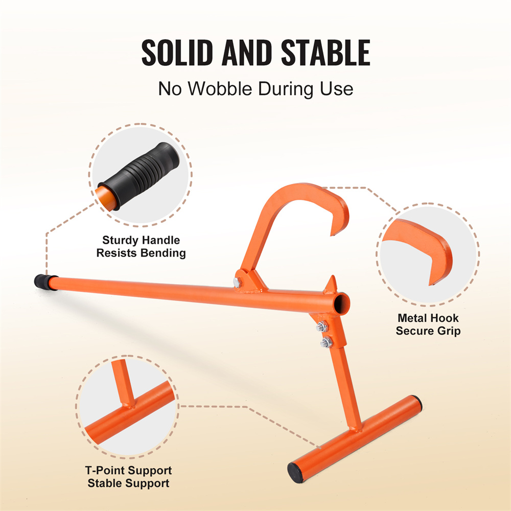 VEVOR Timberjack 46.5 In Heavy Duty Log Lifter Metal Handle For Max 15inch Dia Logs image 5