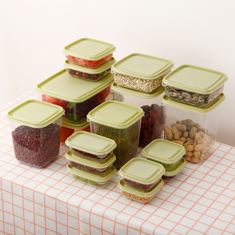 Title 2, 17-piece food preservation box