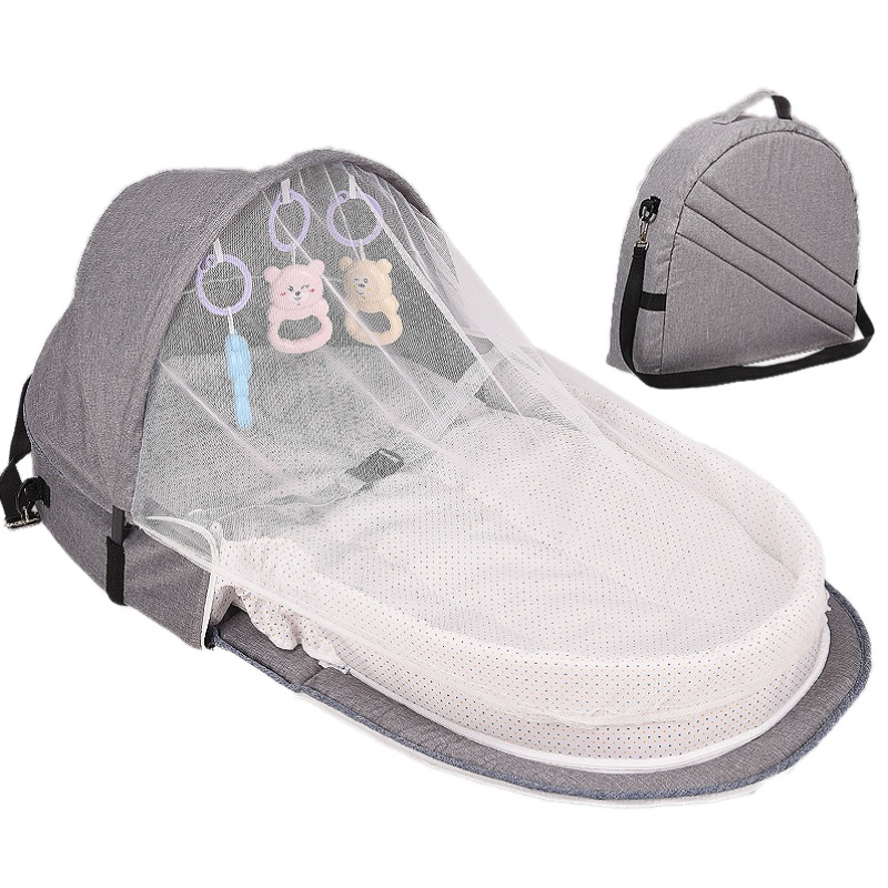 Title 11, Baby Travel Bed with Sun Protection Mosquito Ne...