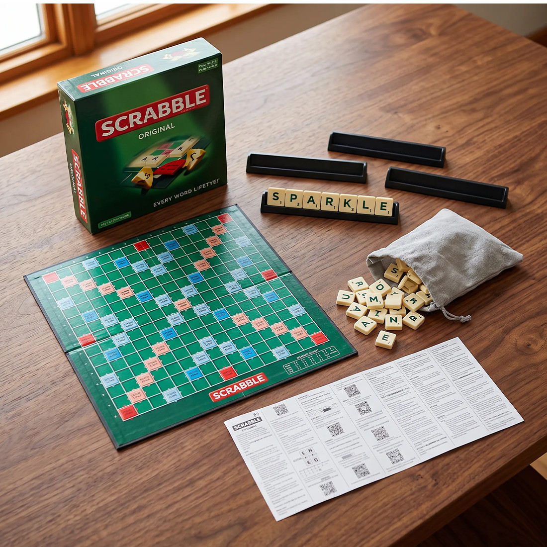 Scrabble Original Classic Board Game Toy New & Sealed Family Kids A Dult Edition 4