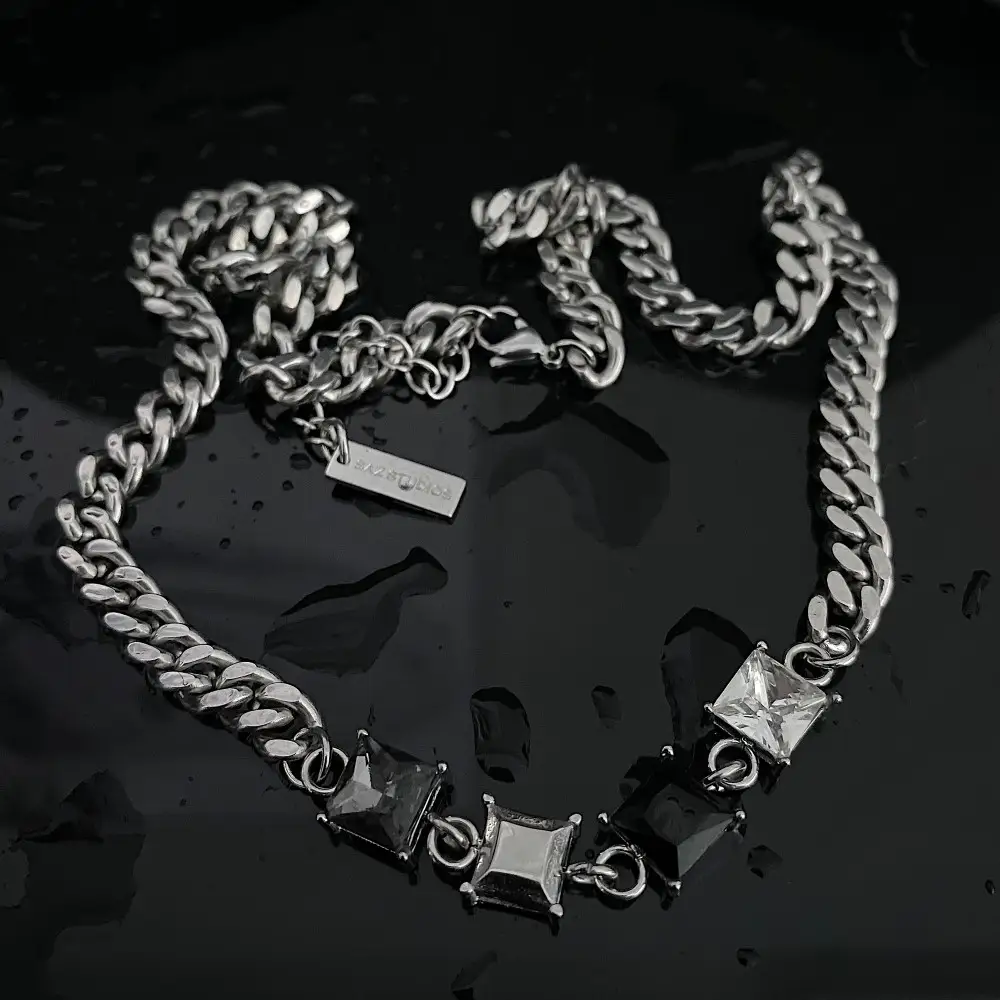 Spliced Men's And Women's Simple Collarbone Chain