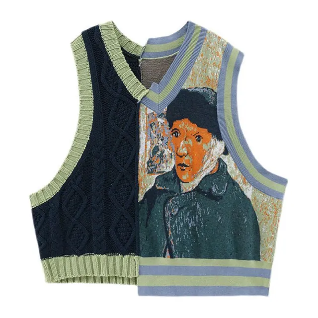 Large Women's Clothing Vest Stripe Set Vest - Shop at LoveMi