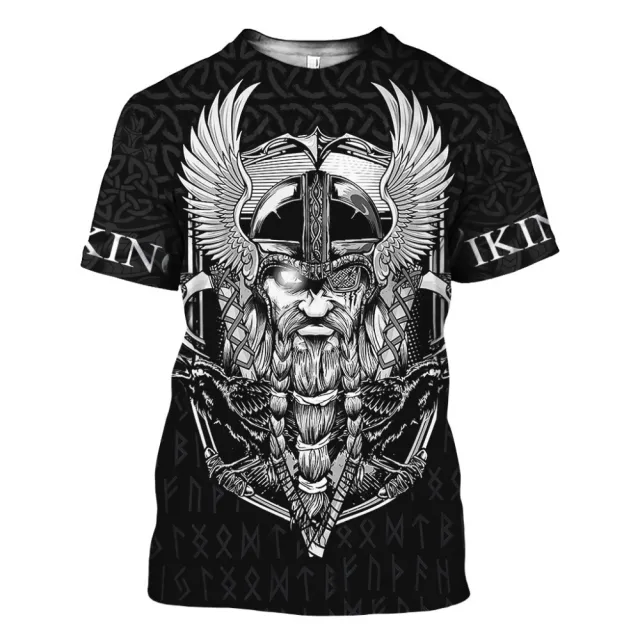 Number Printing Men's Round Neck Casual Short sleeved T shirt 5Color 2Xl - Shop at LoveMi