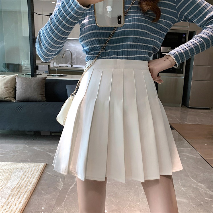 White skirt