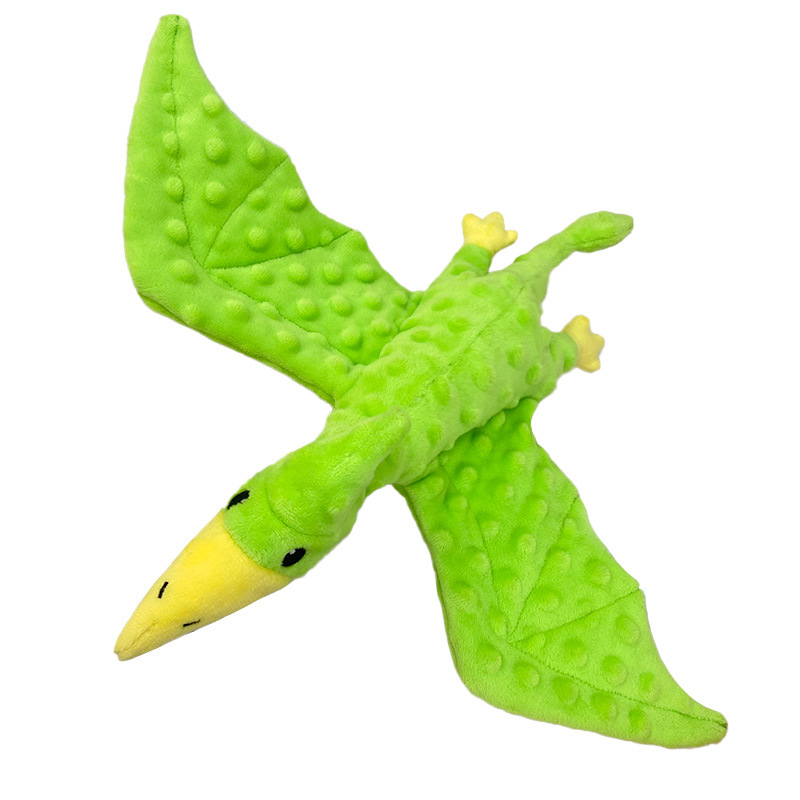 Squeaky Dog Toys Plush Dog Toy With Crinkle Paper Stuffed Durable Dog Chew Toys For Small Middle And Large Dogs Pterodactyl 5