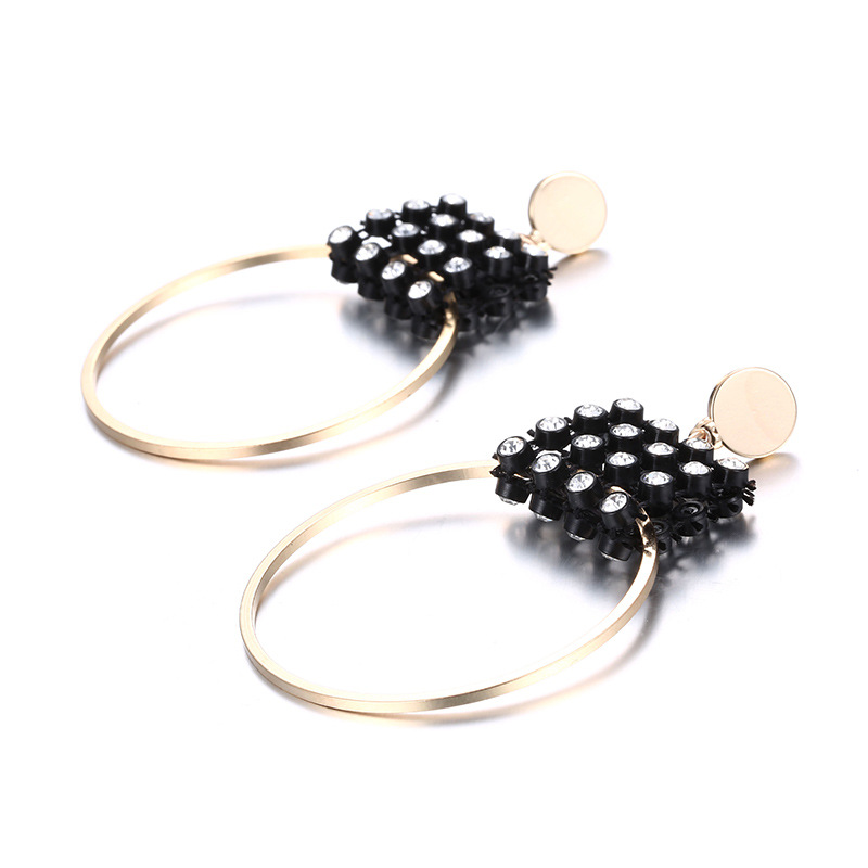 Big Circle Earrings European And American Temperament