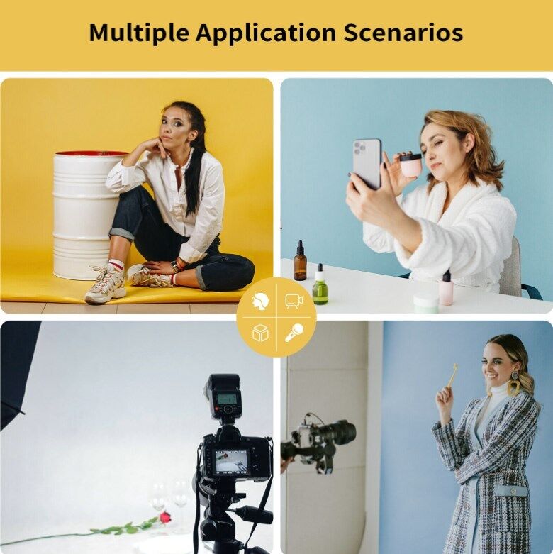 Adjustable Photography Background Support Stand Photo Backdrop Crossbar Kit 2