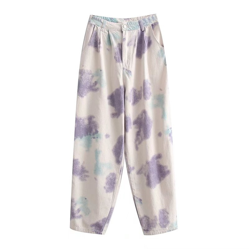 Title 6, Autumn New Style Tie-dye Printed Sports Trouser...