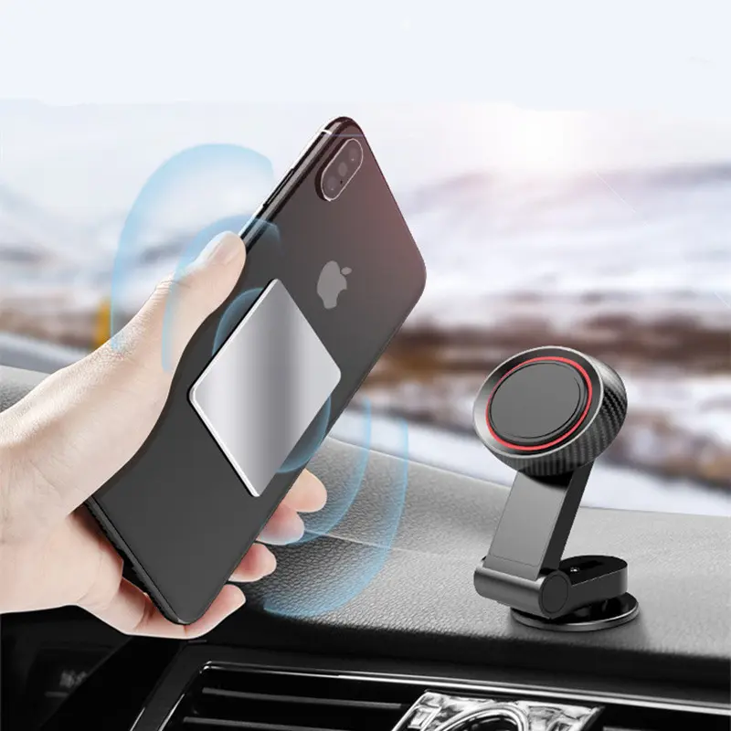 360 Degree Rotating Desktop Folding Magnetic Car Navigation Mobile