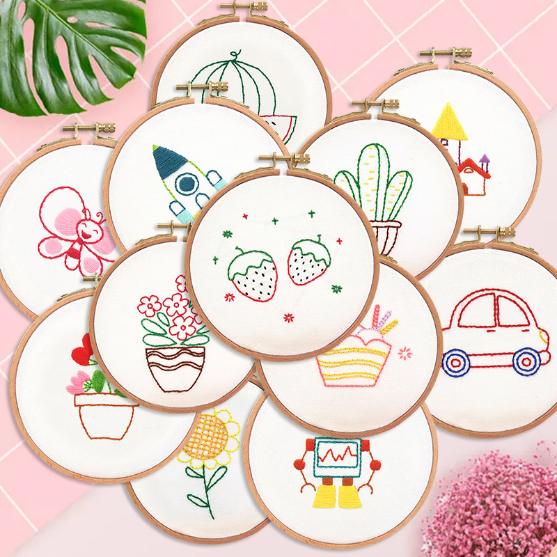 Cartoon Children's Embroidery Diy Manual Material Bag — image 1