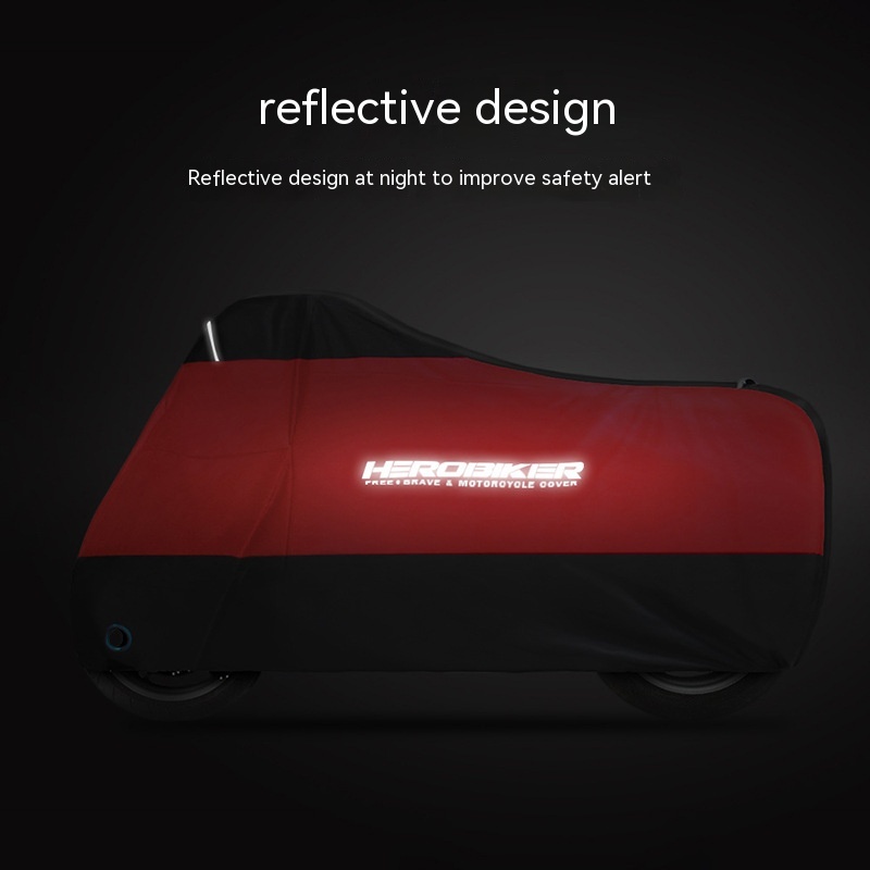 Electric Vehicle Cover Rain Cover Heat Insulation Anti-theft Sun And Dust Proof Motorcycle Rain Cover