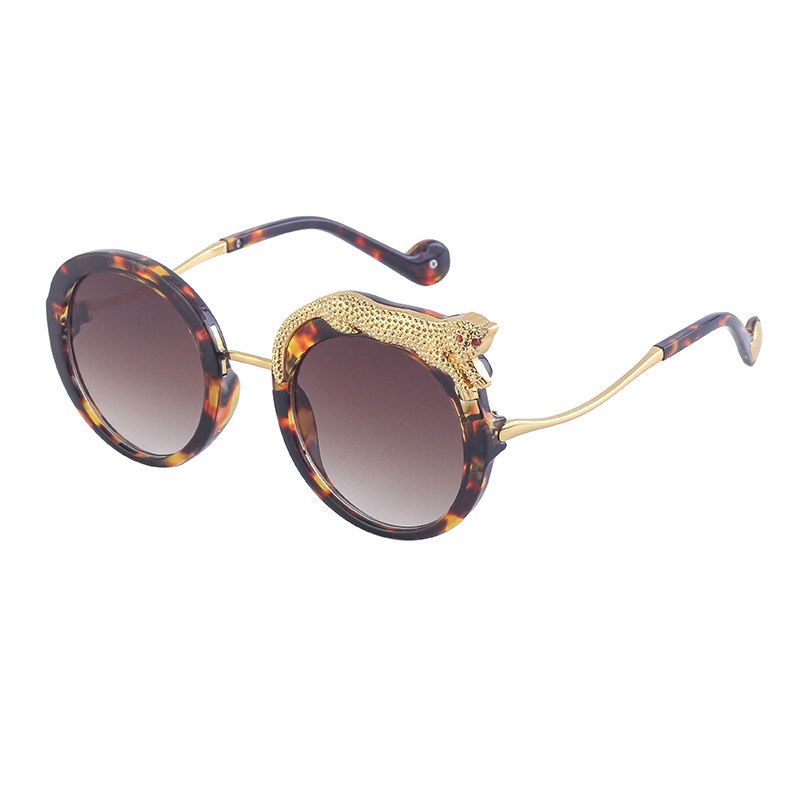 Women’s Fashion Anti-blue Light With Diamonds Large Frame Sunglasses