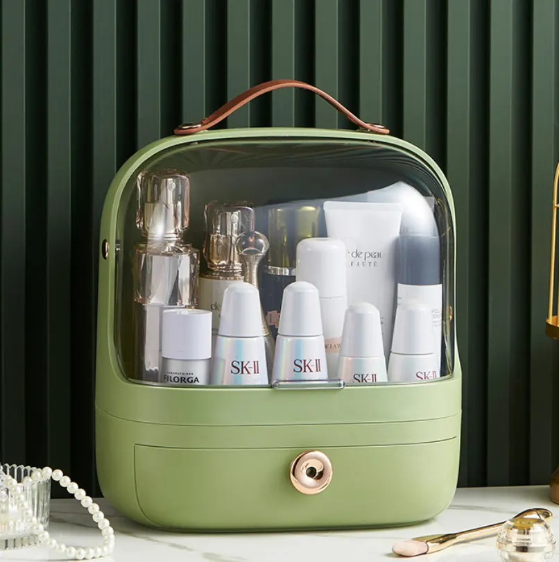 Cosmetics Storage Box Desktop Dustproof Skin Care Products Lipstick