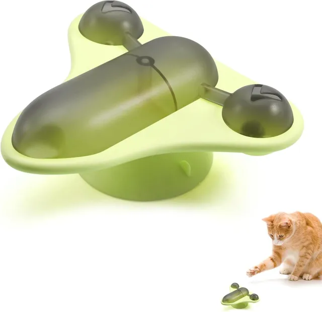 Interactive Cat Toy Puzzle Toy Pet Slow Feeder For Bored Indoor Cat Dog Bunny Green - Shop at LoveMi