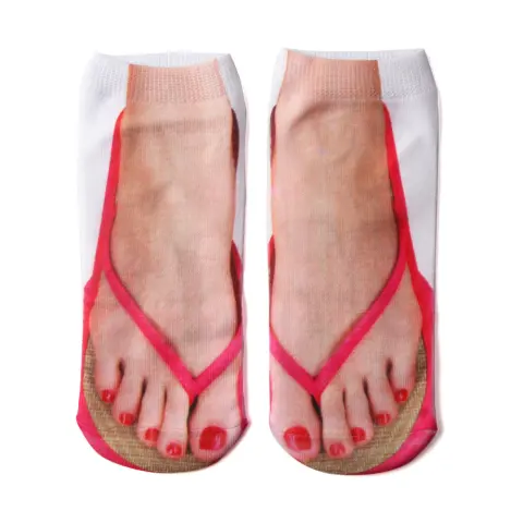 Women Men Personalized Cotton Low Cut Ankle Socks Funny