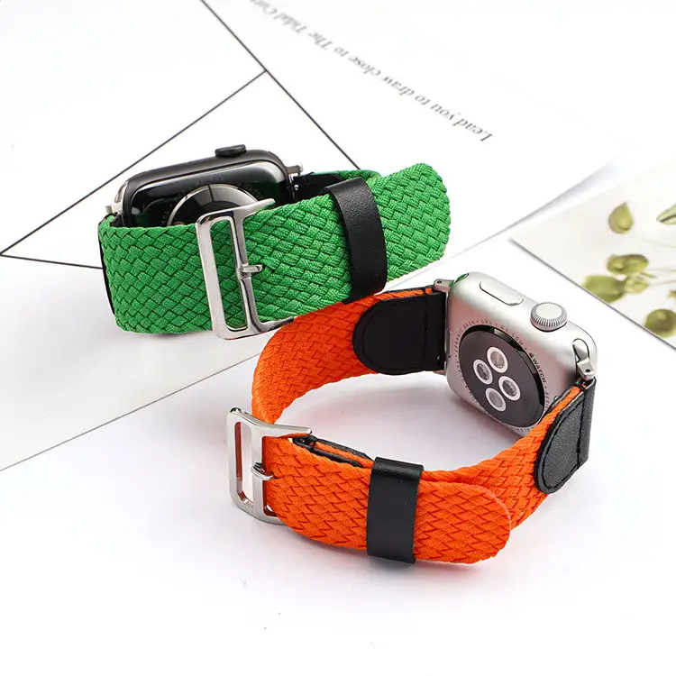 Braided Nylon Watch Band Single Loop