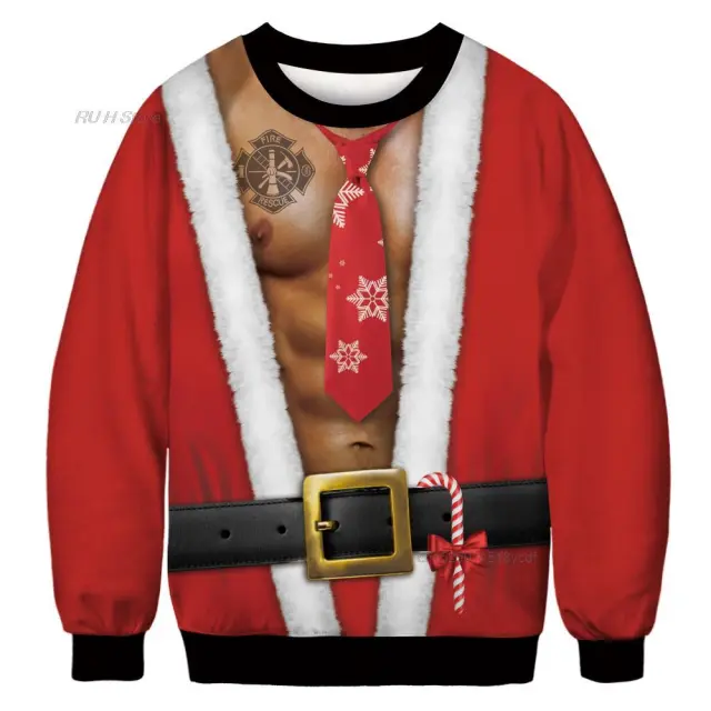 Ugly Christmas Sweater Santa Elf 6 Style - Shop at LoveMi
