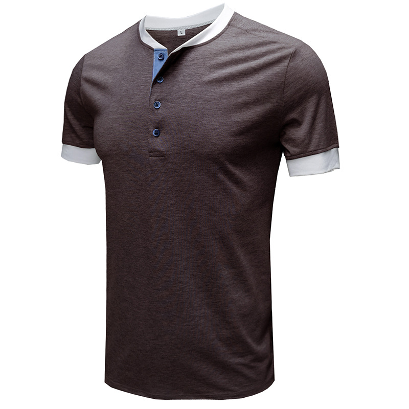 Title 6, Mens solid color short-sleeved T-shirt, a comf...