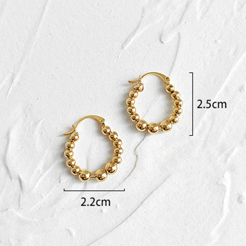 Women's Elegance Fashion Geometric Ball Earrings