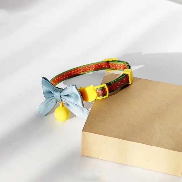 Cute Cat Bow Tie Pet Accessories Bell Orange - Shop at LoveMi