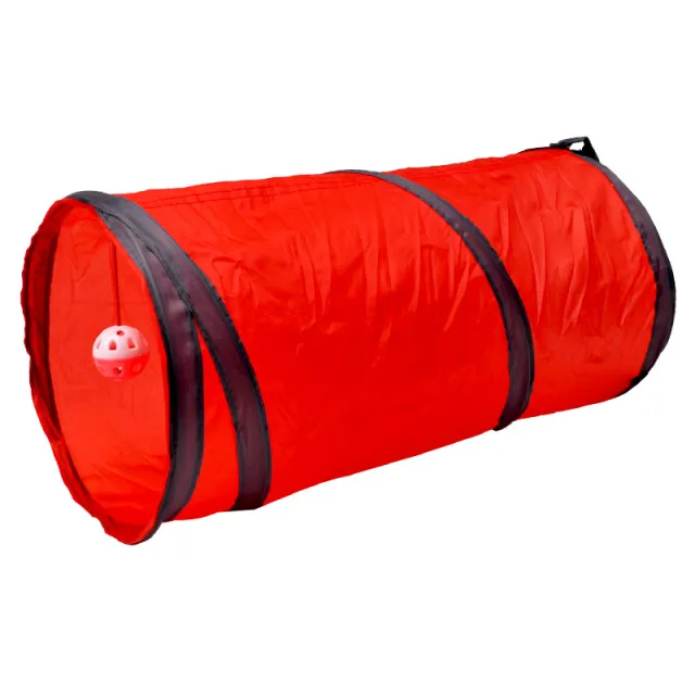 Pet supplies cat ring paper two way tunnel can accommodate folding cat channel Red - Shop at LoveMi