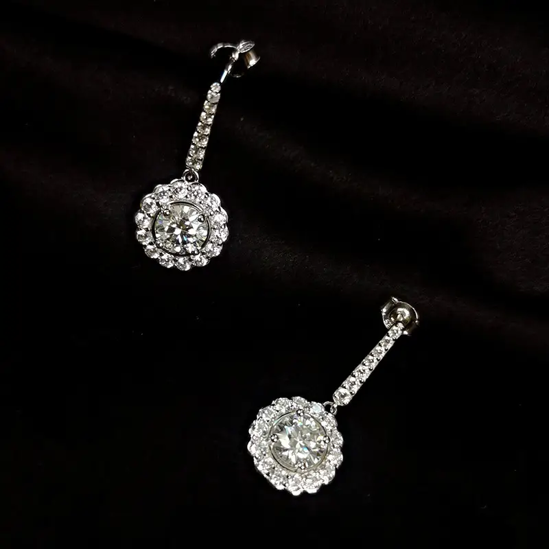 Saint Clara Fashion Flower Earrings