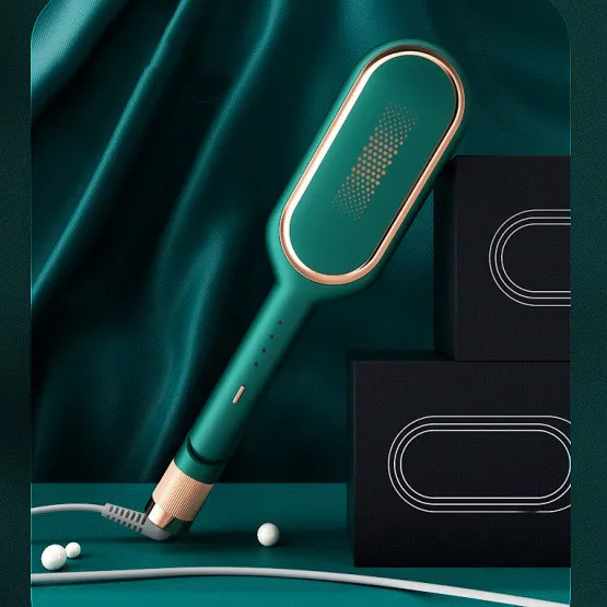 Negative Ion Hair Care Wool Curling Iron Green - Shop at LoveMi