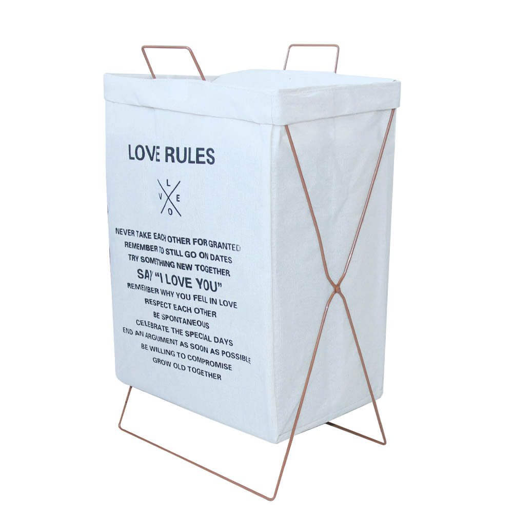 Foldable Fabric Laundry Basket, Waterproof Storage Bin For Toys, Snacks, Clothes, Household Laundry Hamper Organizer