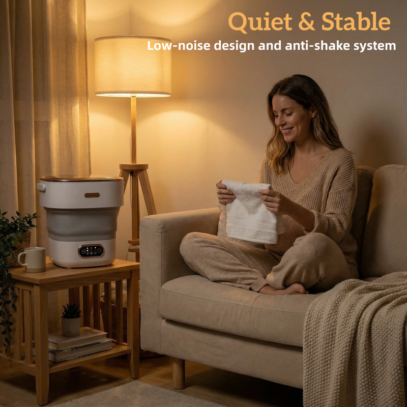 && Promotion Mini Portable Laundry Washer Machine Ideal For Dorm Home And Camping Can Foldable For Small Space