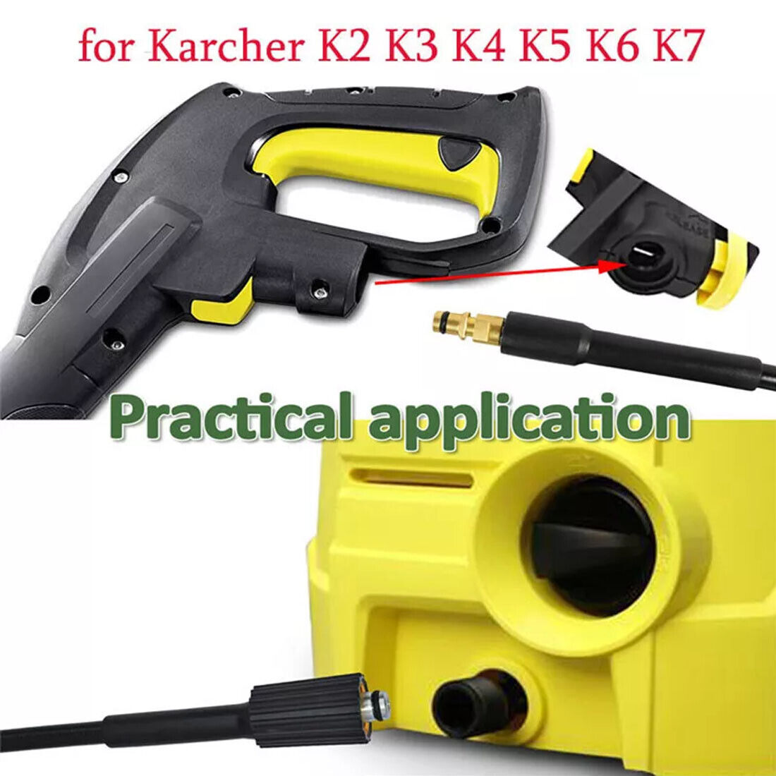 30M High Pressure Drain Jet Washer Hose Pipe Sewer Jetter Kit For Karcher — image 12