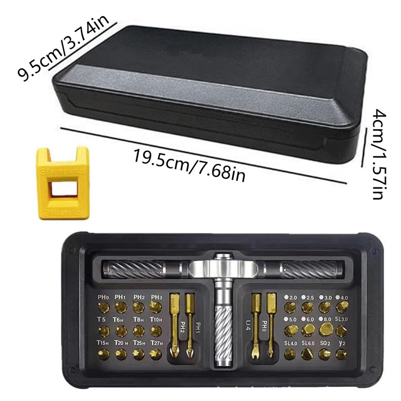 Magnetic Screwdriver Set 30 In 1 DIY Ratchet Screwdriver Kit For Home, Bikes NEW