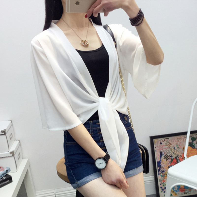 Title 4, Chiffon Shirt Shawl All-match Sunscreen Air Con...