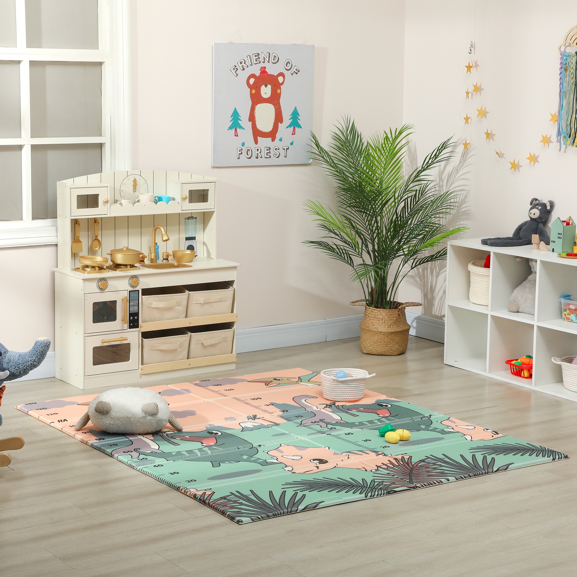Dinosaur Themed Baby Placemat, Double-sided, Foldable, Waterproof, Suitable — image 6