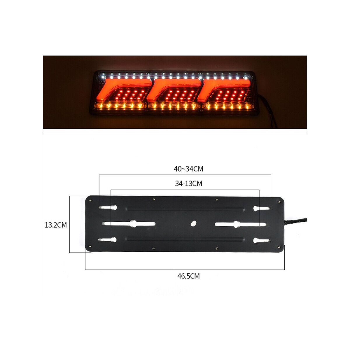 Trailer Truck Rear Flowing Tail Light Indicator For Actros Scanis X 2 — image 6