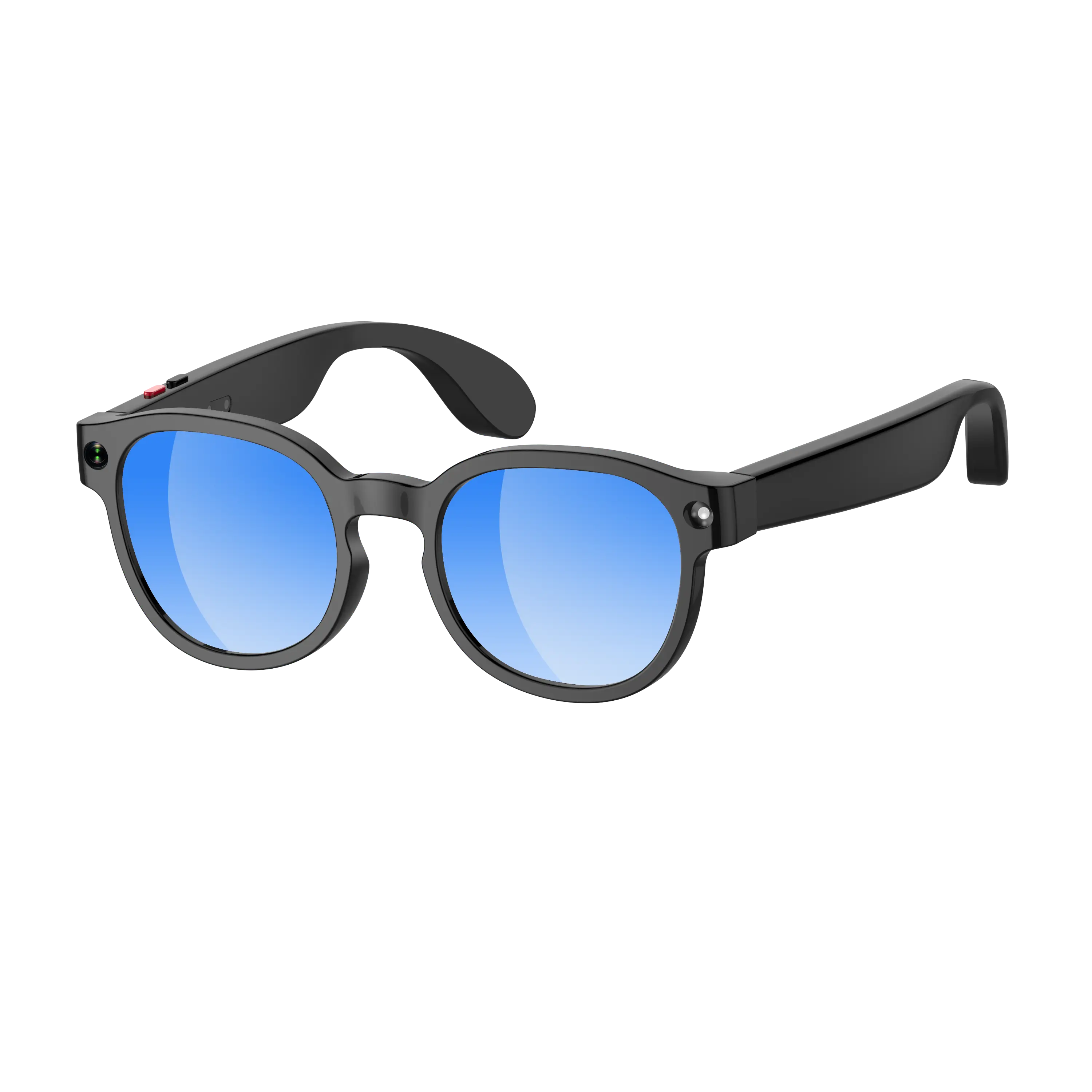 2MP AI Smart Camera Glasses Bluetooth Sunglasses For Music Calling Translation S1