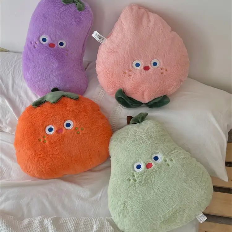 Cartoon Soft Vegetable Plush Doll Pillow
